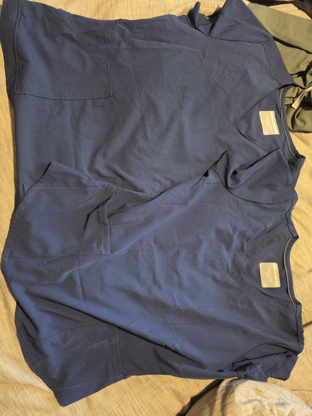 Bundle Of 2- Skechers Navy Women's Scrub Top
